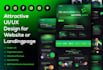 create your website ui design and website mockup design
