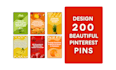 make amazing and seo optimized pinterest pins designs