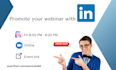 promote your webinar with linkedin