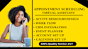 set up dubsado, acuity scheduling, honeybook crm account, 17hats
