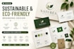 design a minimalist, modern eco friendly logo and brand identity