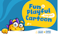 design a fun and playful cartoon logo