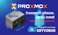 install proxmox virtual environment on dedicated server
