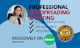 proofread and improve your english writing