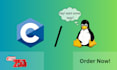 do c programming task and linux operating system projects