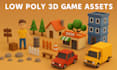 create low poly 3d model,character,game assets and props
