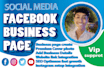 create facebook business page and setup