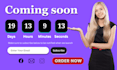 create coming soon page
