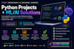do ai, machine learning, deep learning, python programming projects