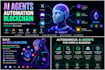 build ai agents generating image voice video blockchain assets from prompt