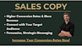 turn more website visitors into buyers with my punchy landing page sales copy