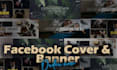 design a stunning facebook cover, youtube gaming banner, and social media