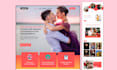figma design, website UI UX design, website mockup