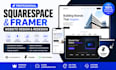 fix redesign and design a modern squarespace website or framer site