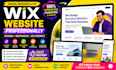 design, redesign, or fix your wix website professionally