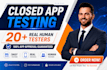 provide 12 testers for google play closed testing for 14 days 12 app tester