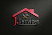 make creative logo about home repair, roofing, remodeling, handyman