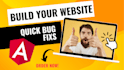 build and fix angular website