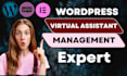 be your wordpress virtual assistant design, website ecommerce store