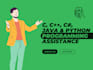 c, cpp, c sharp, java and python programming assignments