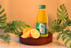 design juice bottle label and juice packaging design