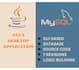 build java gui desktop application database and API also