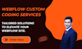 write custom code in webflow and fix webflow issues in your website