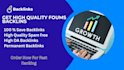 do 40 contextual forum backlinks on high quality website