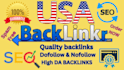 build high quality off page seo backlinks USA based link building