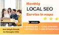 monthly local seo service in maps