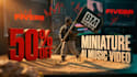create cinematic miniature ai music video, advanced vfx