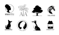 draw  professional  silhouette logo and stencil object