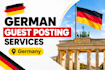 publish the guest post on the german site