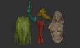 3d model cutting and adding keys for printing