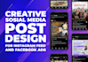 design for instagram feed and facebook ads