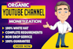 do fast organic youtube promotion for channel monetization