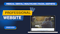 create a healthcare, cosmetics and dental website on squarespace