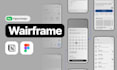 do professional wireframe design for your app with figma