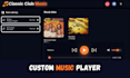 create a professional music player app for your website