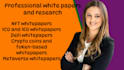 write professional white papers and research on your content