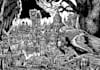draw your character in a dark fantasy or manga style