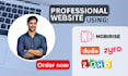create website with zoho, zyro, duda, mobirise, motocms, wix