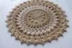 make a crochet doily, alison doily