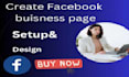 create facebook buisness page setup and designe