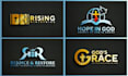create a modern and elegant church logo design