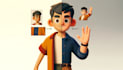 create motion graphics and animated logo with 2d or 3d animation