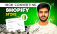 build shopify store or dropshipping ecommerce store or website