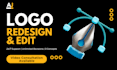 edit and redesign logo
