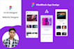 design mobile app uiux and websites in figma