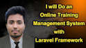 do an website with PHP and laravel framework for review only